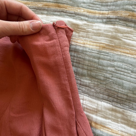 Forever 21 Pink Fit-And-Flare Mini Skirt With Side Zipper - Picture 2 of 4